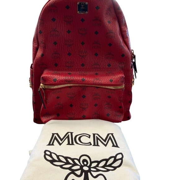 Visetos MCM Monogram Backpack - Picture 1 of 6